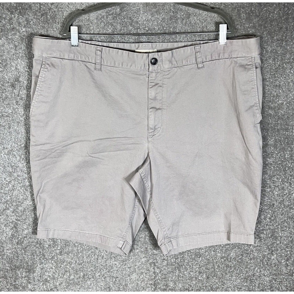 Hawker Rye Chino Shorts‎ Mens Size 46x11 Stretch Light Gray Pockets